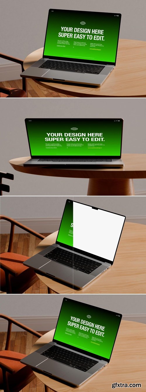 Pixelbuddha - Animated Macbook Pro Mockup 5150 - After Effects Project