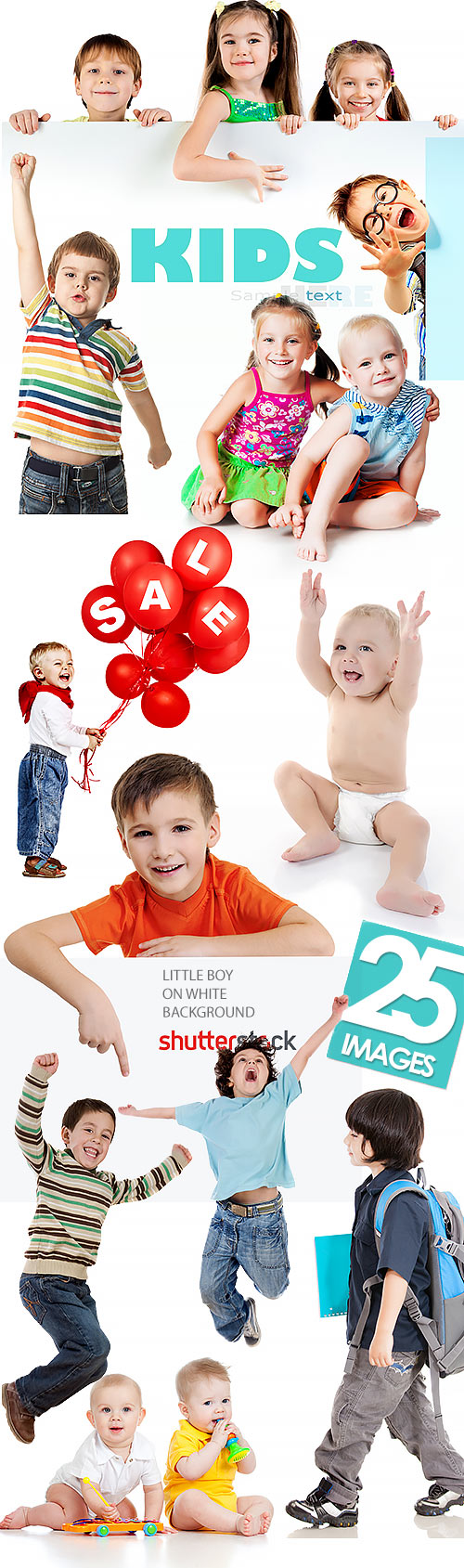 Kids on White Background 25xJPG Kids on White Background 25xJPG