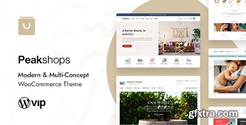 Themeforest - PeakShops v1.5.5 - Modern & Multi-Concept WooCommerce Theme 26312835 - NULLED