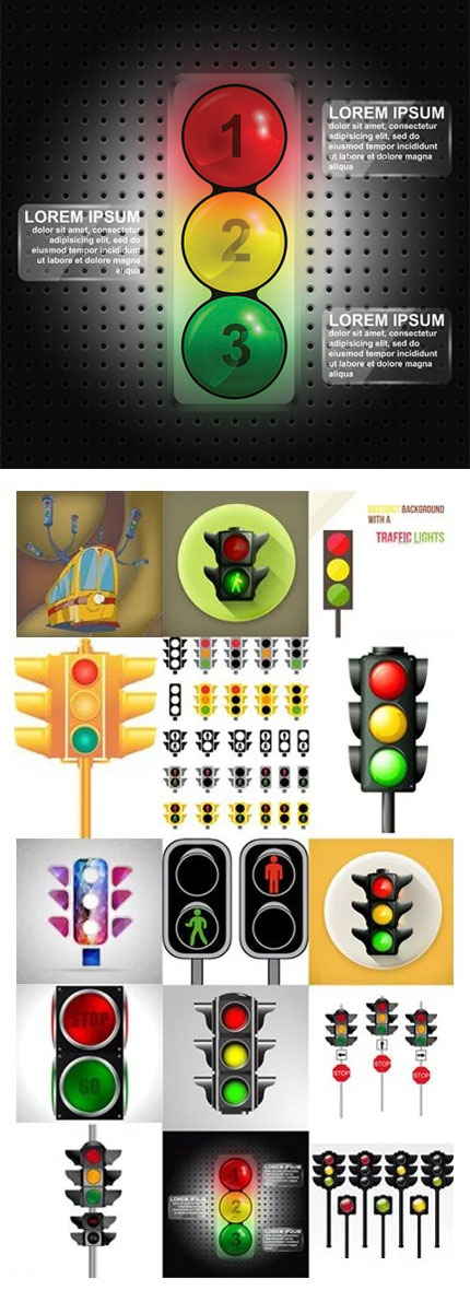 Traffic Light 25xEPS Traffic Light 25xEPS
