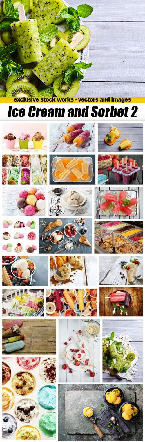 Ice Cream and Sorbet #2, 25xJPG Ice Cream and Sorbet #2, 25xJPG