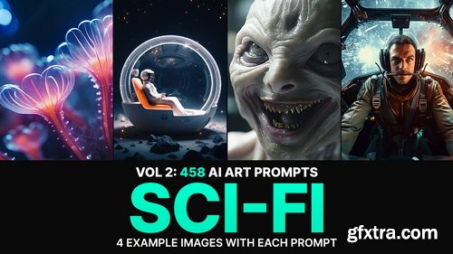 458 Midjourney Prompts for Sci-fi: Vol 2
