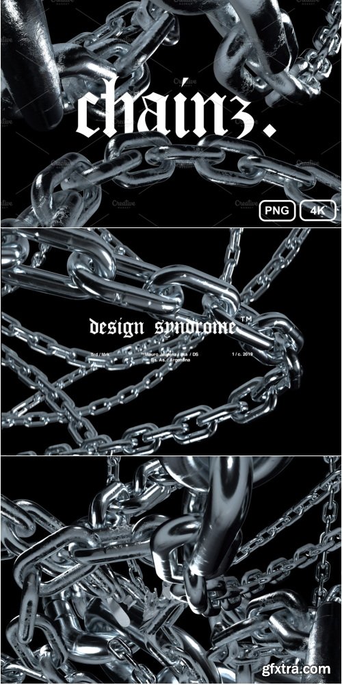 CreativeMarket - Chainz PNG. pack CreativeMarket - Chainz PNG. pack
