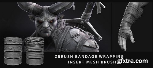 Gumroad - Jake Kiefer Waddington - Bandage Brush InsertMesh Set