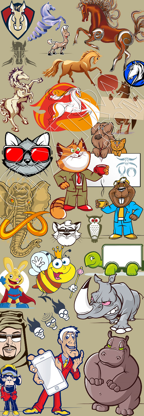 Precious Mascots 28xEPS Precious Mascots 28xEPS