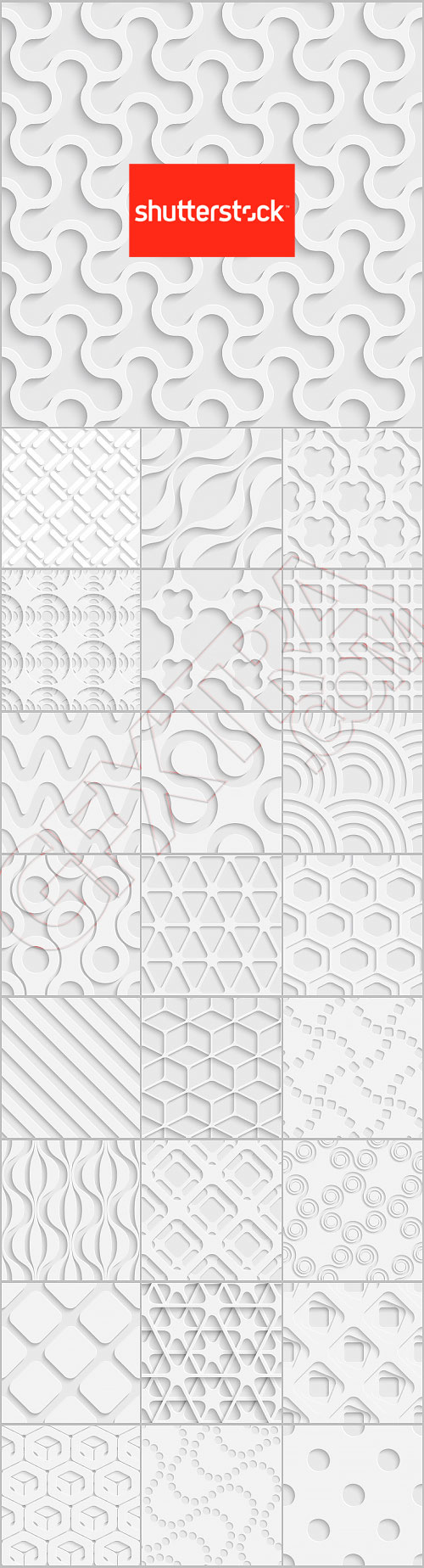 Seamless White Mesh Patterns 25xEPS Seamless White Mesh Patterns 25xEPS