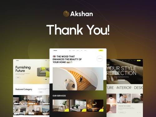 'Akshan - Furniture E-Commerce UI Kit' 'Akshan - Furniture E-Commerce UI Kit'
