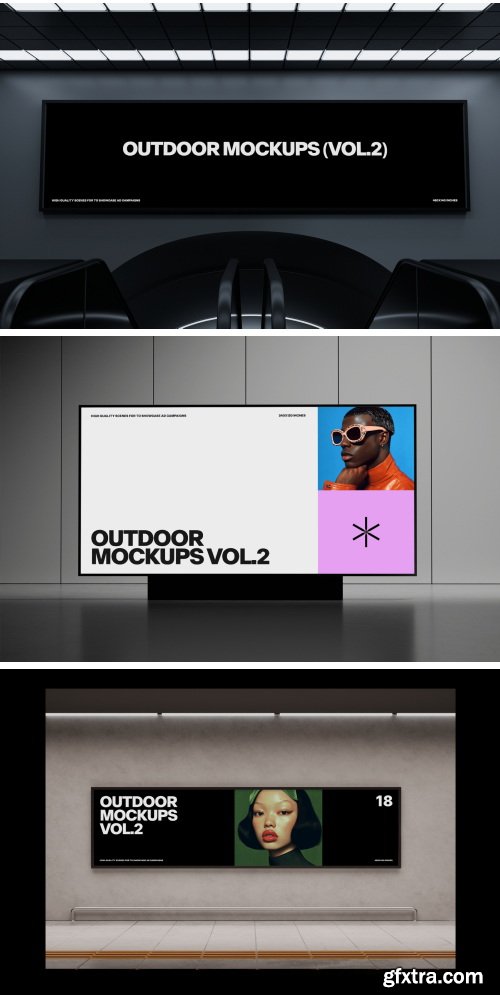 Wannathis - Outdoor billboard mockups vol.2