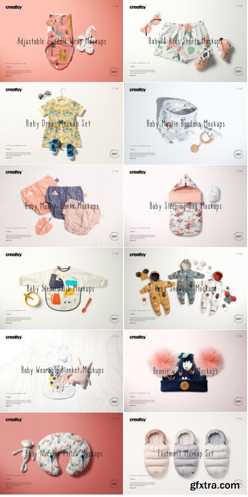 Creatsy - Little Fashion 2 Mockup Bundle - 1144185173 Creatsy - Little Fashion 2 Mockup Bundle - 1144185173