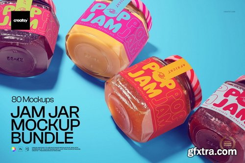 Creatsy - Jam Jar Mockup Bundle - 1335646549 Creatsy - Jam Jar Mockup Bundle - 1335646549