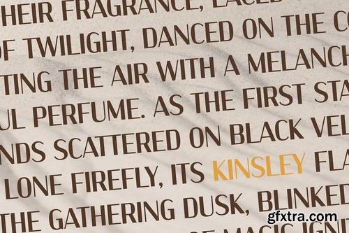 CreativeMarket - Kinsley Modern Elegant Sans Serif - 18 Font