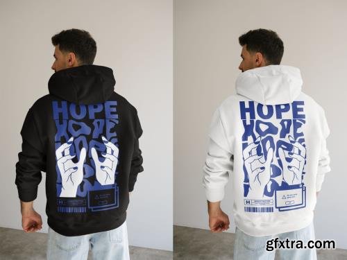 Mockup Of Man Wearing Customizable Hoodie, Rear View 1681004223 Mockup Of Man Wearing Customizable Hoodie, Rear View 1681004223