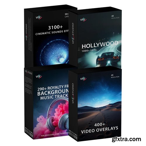 VfxStudio - 4700+ Products Essential Filmmakers Bundle VfxStudio - 4700+ Products Essential Filmmakers Bundle