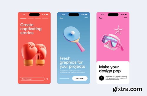 Wannathis - Sport 3d illustrations