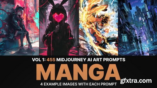 455 Midjourney AI Art Prompts For Manga