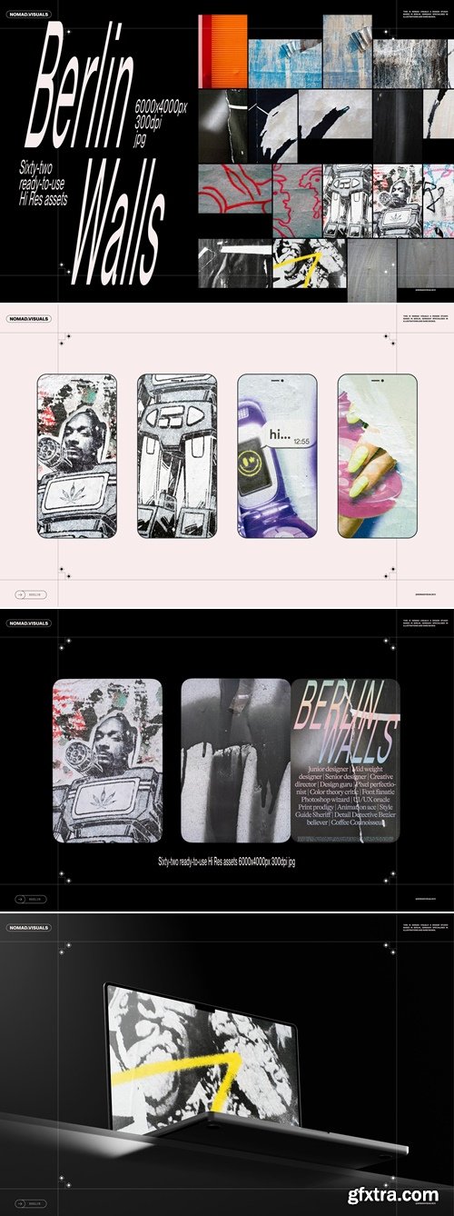 YouWorkforThem - Berlin Walls - Grunge Textures