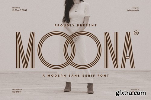 CreativeMarket - KG MOONA A Modern Elegant Sans