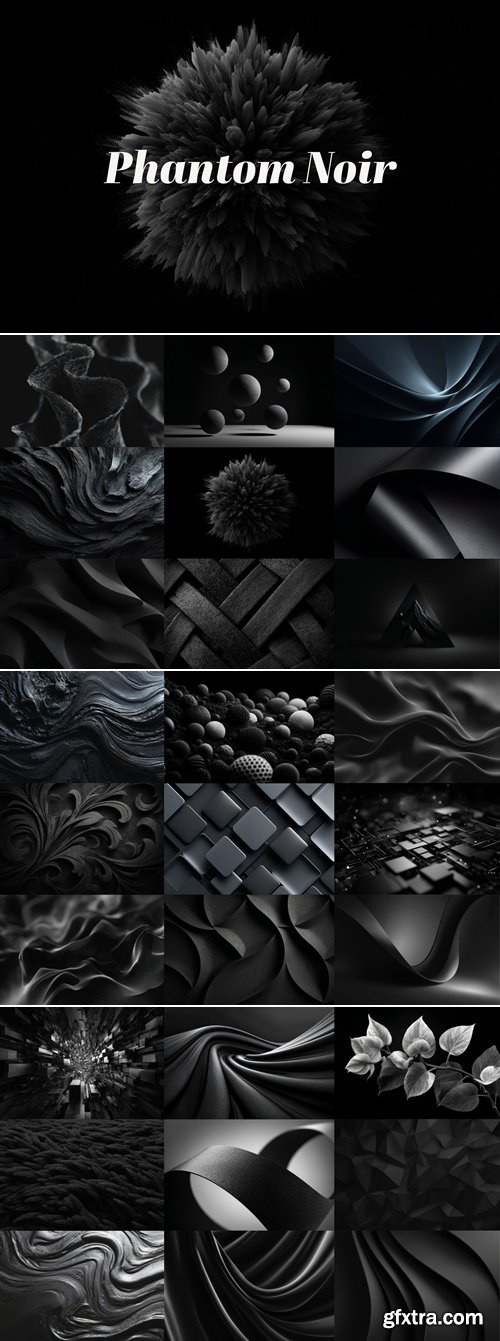 CreativeMarket - Phantom Noir Wallpapers 291845517