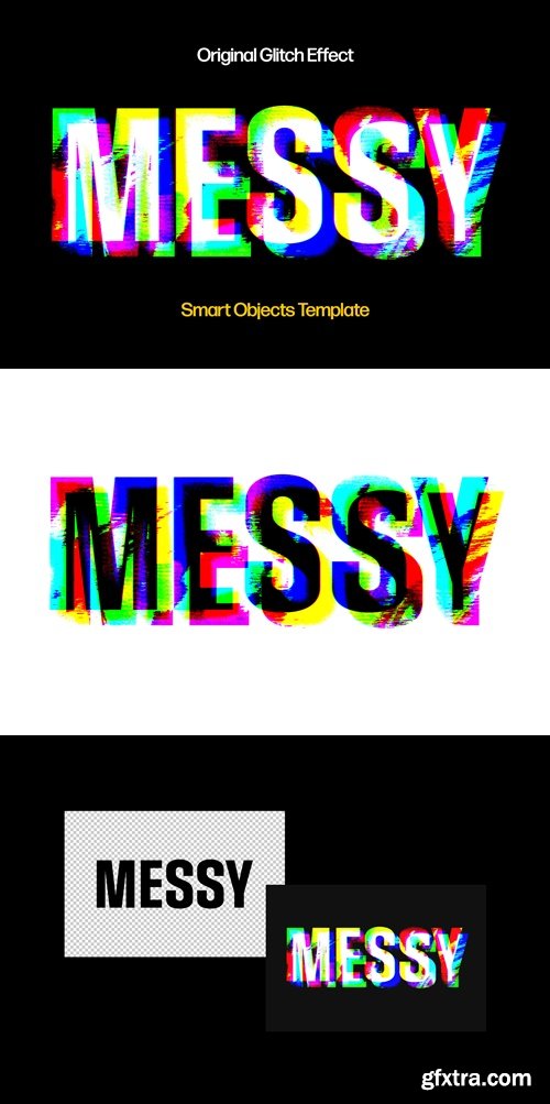 MotionArray - Distort Glitch Text Effect 3865374