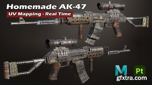 Patreon - AK-47 UV Mapping Real Time 3D Tutorial