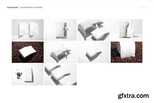 Creatsy - Coffee Bag Mockup Set - 2102075733 Creatsy - Coffee Bag Mockup Set - 2102075733