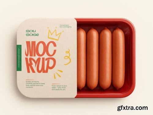 Template Sausage Packaging Mockup Realistic Plastic Tray Food Container 1670173294 Template Sausage Packaging Mockup Realistic Plastic Tray Food Container 1670173294