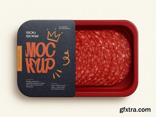 Template Sausage Packaging Mockup in Plastic Food Container Realistic Meat Product Tray Design for Branding, Butcher Shop, Supermarket and Food Industry Presentation 1670171627 Template Sausage Packaging Mockup in Plastic Food Container Realistic Meat Product Tray Design for Branding, Butcher Shop, Supermarket and Food Industry Presentation 1670171627