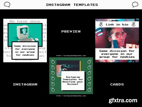 Craftwork Design - Electro Instagram Templates