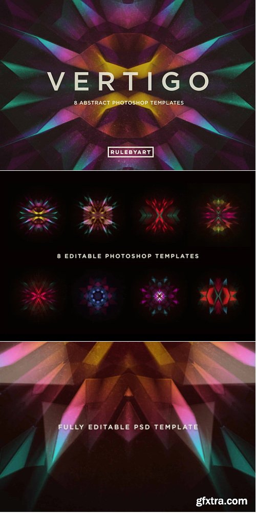 Rulebyart - Vertigo Photoshop Templates