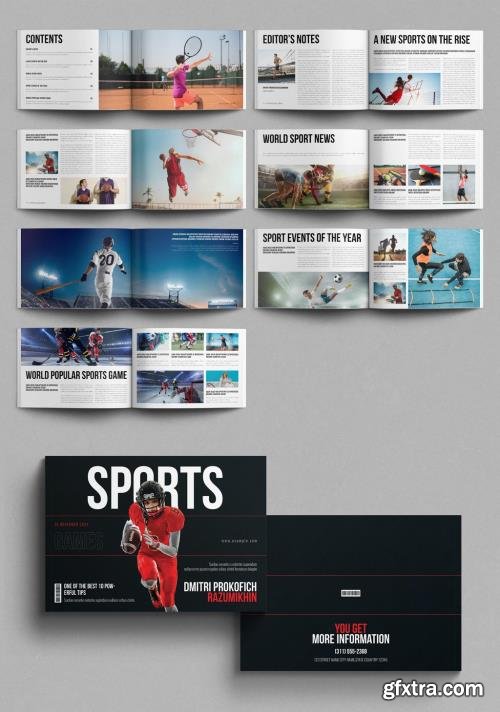 Sports Magazine Template Design Layout Landscape 1746451885 Sports Magazine Template Design Layout Landscape 1746451885
