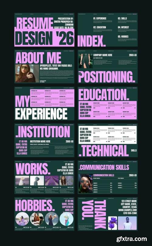 Resume Presentation Template Design Layout 1746451362 Resume Presentation Template Design Layout 1746451362