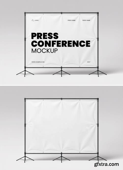 Realistic Press Conference Banner Mockup 1705370244 Realistic Press Conference Banner Mockup 1705370244