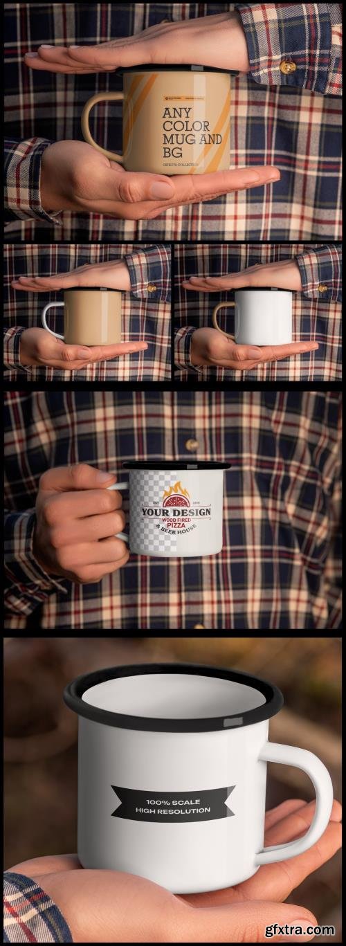 3 Enamel Mug Mockup on The Hand Man For Product Presentation 1692477344 3 Enamel Mug Mockup on The Hand Man For Product Presentation 1692477344