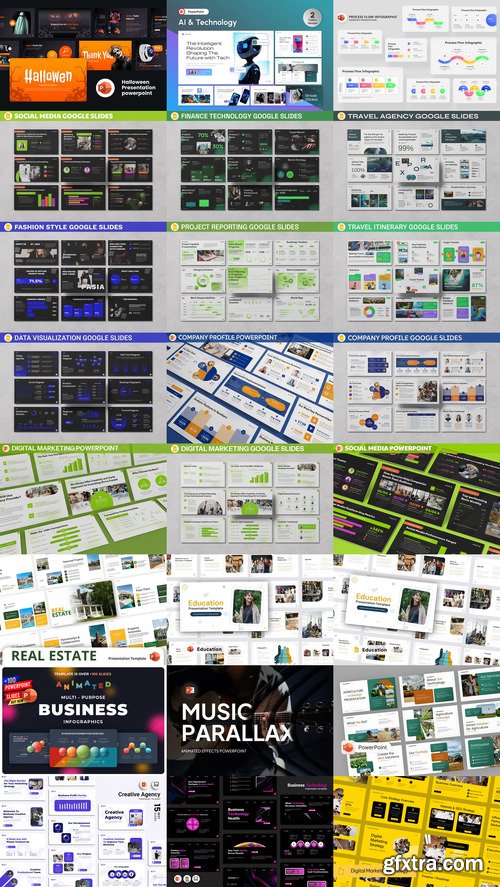 24 PowerPoint Templates Bundle 39 24 PowerPoint Templates Bundle 39