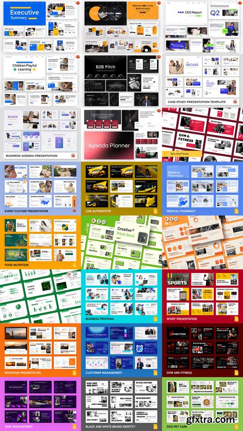 24 PowerPoint Templates Bundle 40 24 PowerPoint Templates Bundle 40