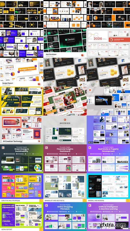24 PowerPoint Templates Bundle 44 24 PowerPoint Templates Bundle 44