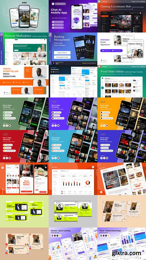 24 UX and UI Kits Templates Bundle 2 24 UX and UI Kits Templates Bundle 2