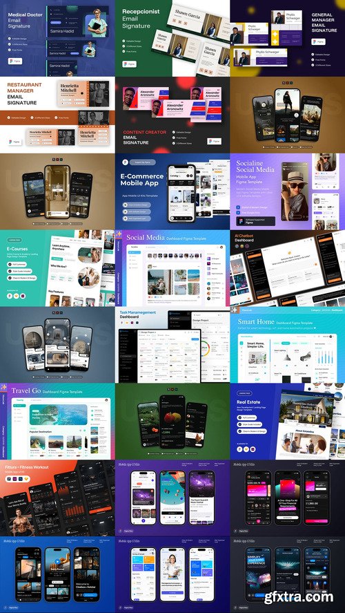 24 UX and UI Kits Templates Bundle 3 24 UX and UI Kits Templates Bundle 3
