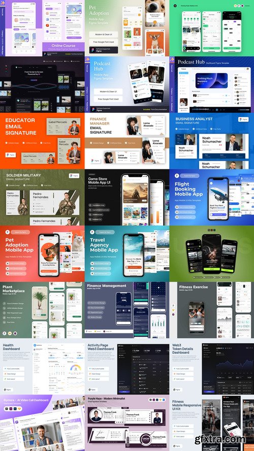 24 UX and UI Kits Templates Bundle 6 24 UX and UI Kits Templates Bundle 6