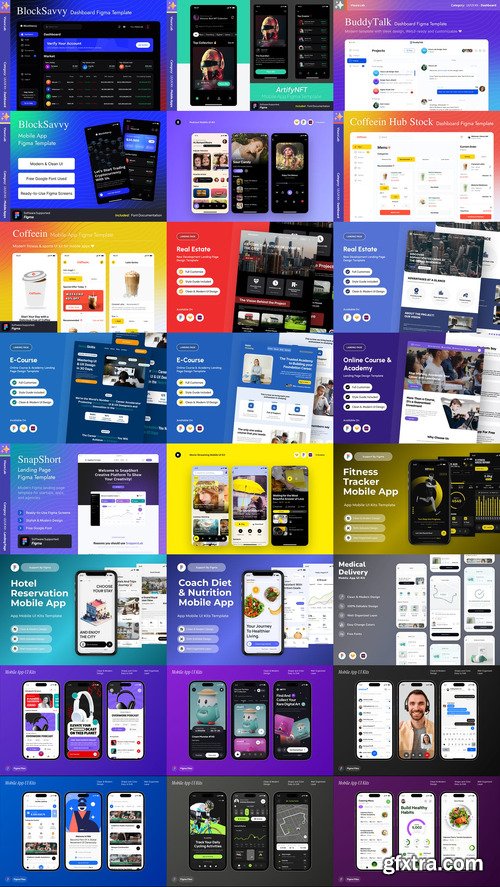 24 UX and UI Kits Templates Bundle 8 24 UX and UI Kits Templates Bundle 8