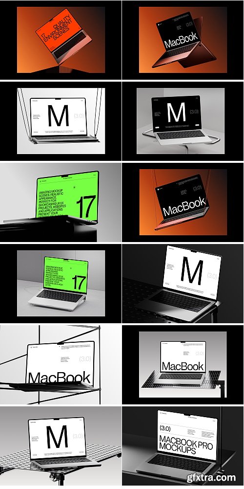 Wannathis - MacBook Pro Mockups vol.3