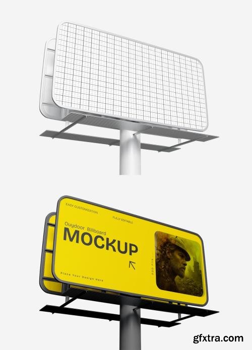 Outdoor Billboard Poster Mockup on Yellow Background 1675670328 Outdoor Billboard Poster Mockup on Yellow Background 1675670328