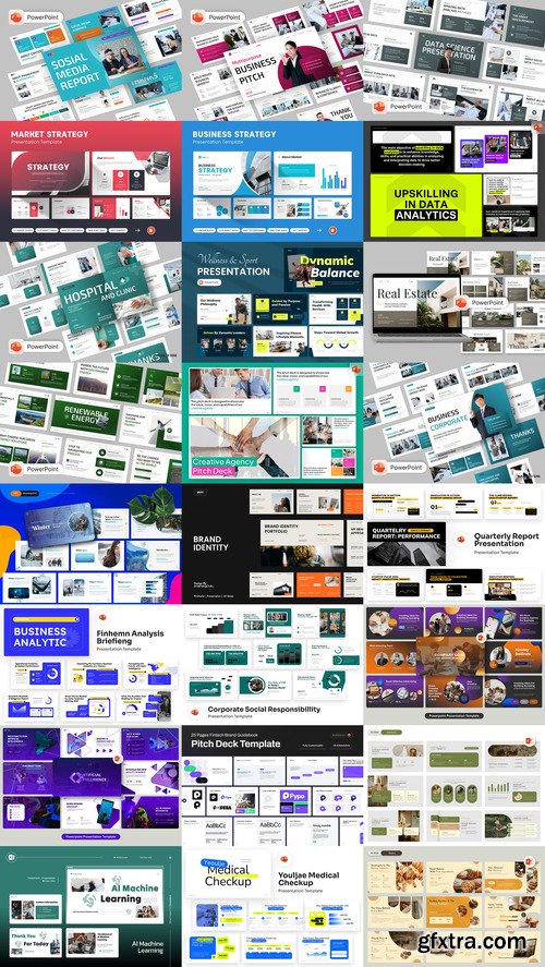 24 PowerPoint Templates Bundle 47 24 PowerPoint Templates Bundle 47
