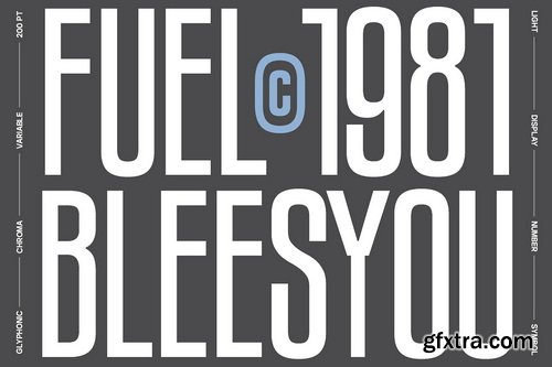 CreativeMarket - GC Chroma Condensed Sans Family - 8 Font