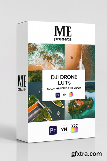 DJI Drone LUTs Color Grading For Video