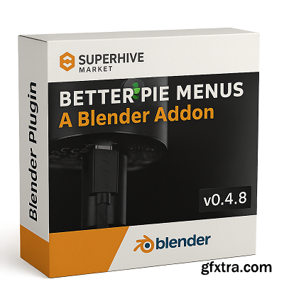 SuperhiveMarket - Better Pie Menus v0.4.8 for Blender SuperhiveMarket - Better Pie Menus v0.4.8 for Blender