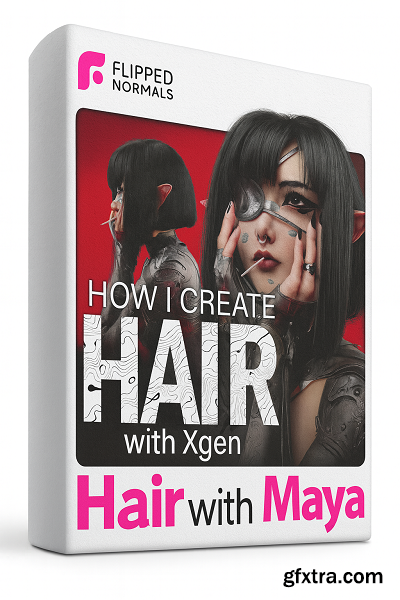 Flipped Normals - HOW I CREATE Hair with Xgen - Maya