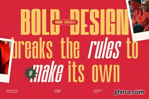 CreativeMarket - Odrine A Retro Modern Condensed - 16 Font