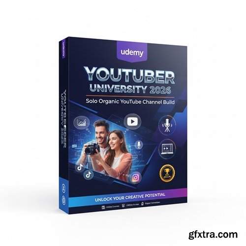 Udemy - Youtuber University 2026: Solo Organic Youtube Channel Build
