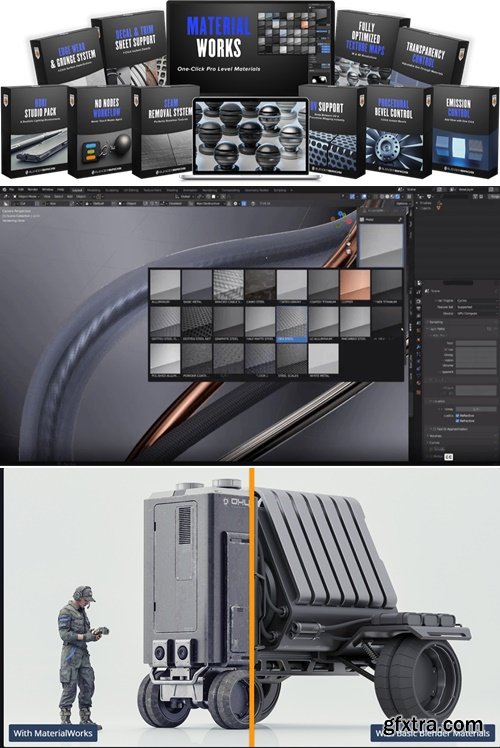 Blender Bros - MaterialWorks for Blender